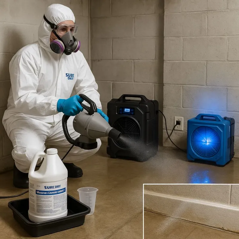 Sanitization and Odor Removal process in Kennedale, TX