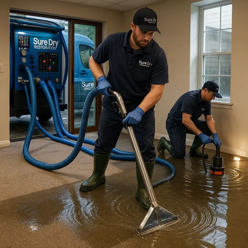 Water Extraction and Removal process in Kennedale, TX